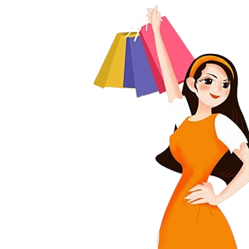 Mascot cartoon representing Retail & E-commerce