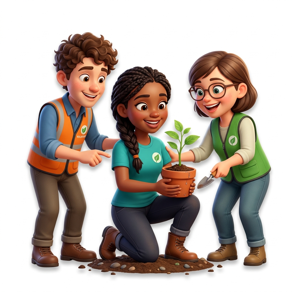 Mascot cartoon representing Non-Profit & NGOs